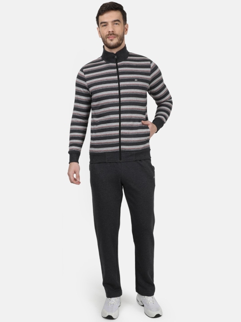 

Monte Carlo Men Grey Striped Tracksuit