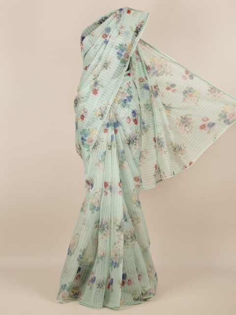 

Pothys Green Printed Saree