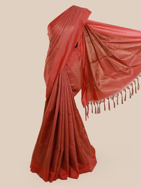 

Pothys Rust Woven Design Silk Cotton Saree