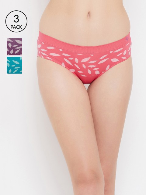 

C9 Women Pack Of 3 Multicoloured Printed Basic Briefs P1166_Pack1, Multi