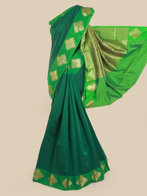 

Pothys Green Printed Art Silk Saree