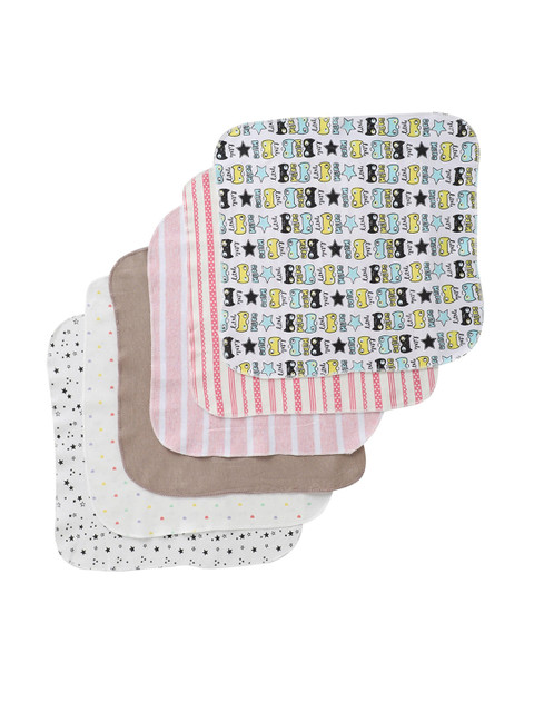 

BUMZEE Infant Kids Pack Of 6 Assorted Napkins