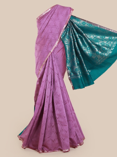 

Pothys Lavender Woven Design Art Silk Saree