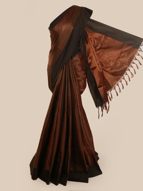 

Pothys Brown Woven Design Silk Cotton Saree
