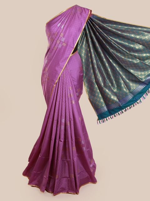 

Pothys Lavender Woven Design Art Silk Saree