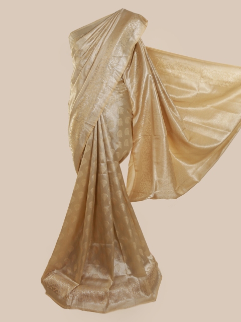 

Pothys Cream-Coloured Art Silk Woven Design Banarasi Saree
