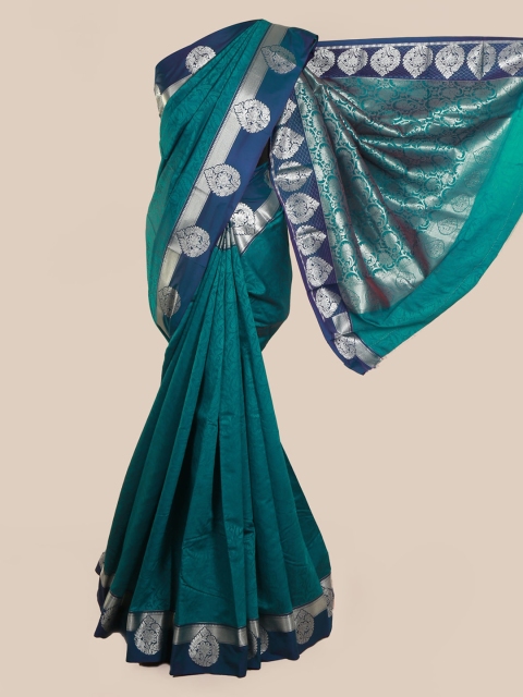 

Pothys Green Woven Design Art Silk Saree