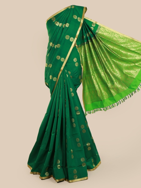 

Pothys Green Woven Design Art Silk Saree