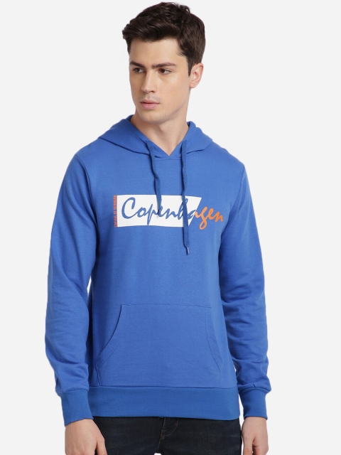 MASH UNLIMITED Men Blue Printed Sweatshirt