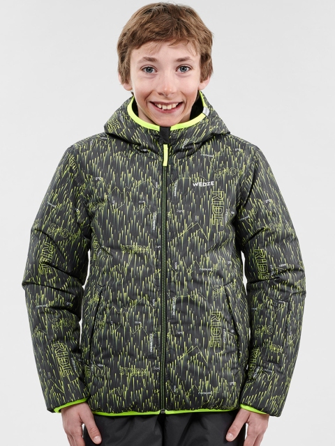

WEDZE By Decathlon Boys Multicoloured Printed Padded Jacket, Multi