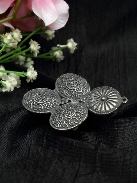 

Moedbuille Tribal Design Oxidised Silver Plated Handcrafted Antique Finger Ring