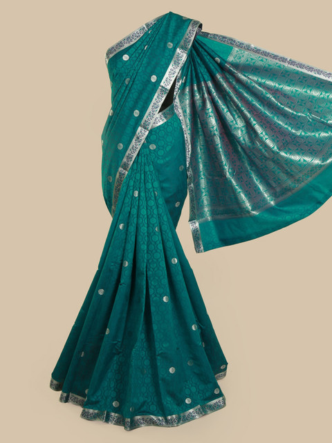 

Pothys Green Woven Design Art Silk Saree