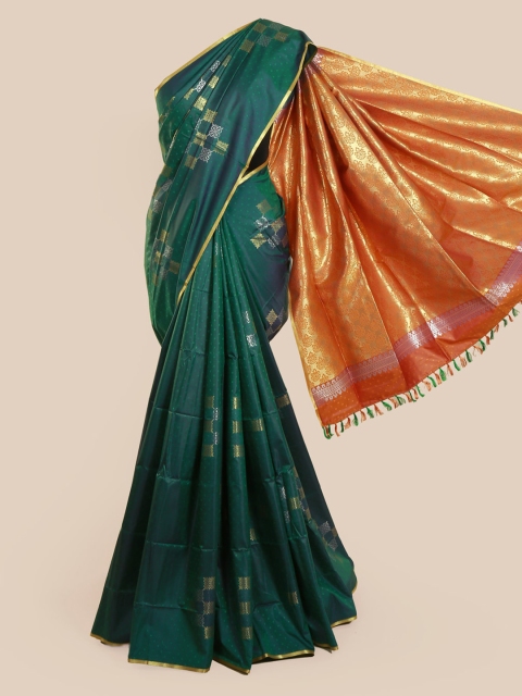 

Pothys Green Woven Design Art Silk Saree