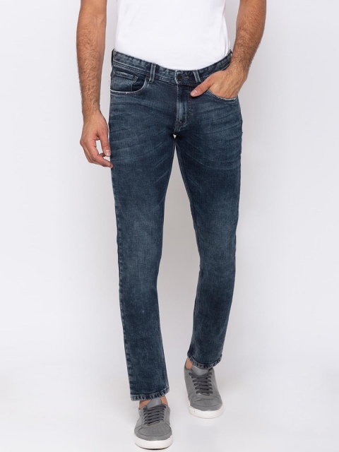 

SPYKAR Men Navy Blue Slim Fit Low-Rise Clean Look Jeans