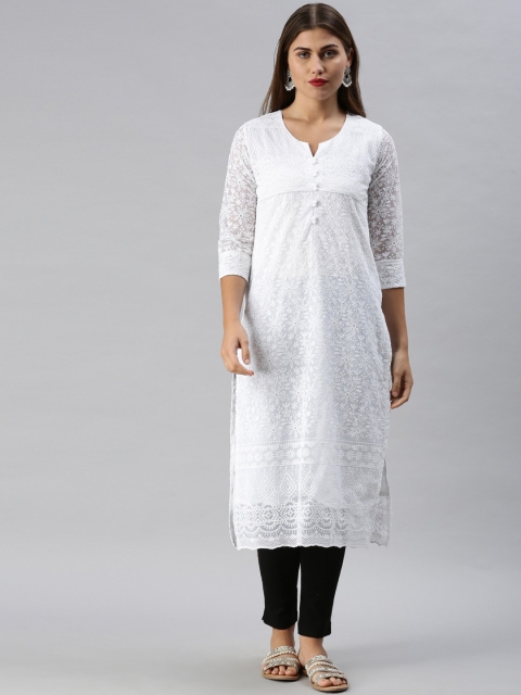 

Soch White Kurti