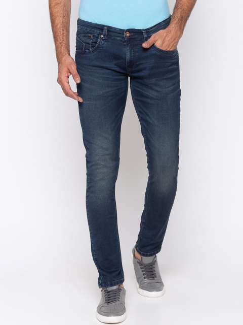

SPYKAR Men Navy Blue Slim Fit Low-Rise Clean Look Jeans