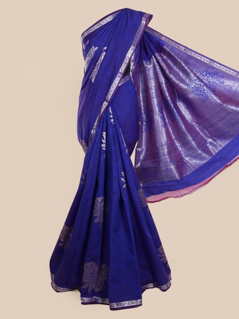 

Pothys Blue Woven Design Art Silk Saree