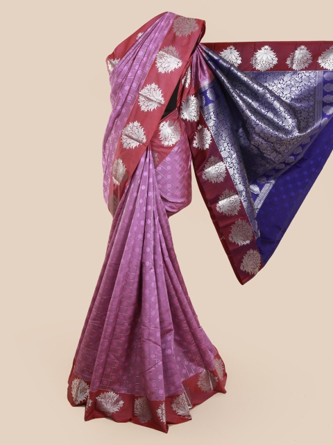 

Pothys Lavender Woven Design Art Silk Saree