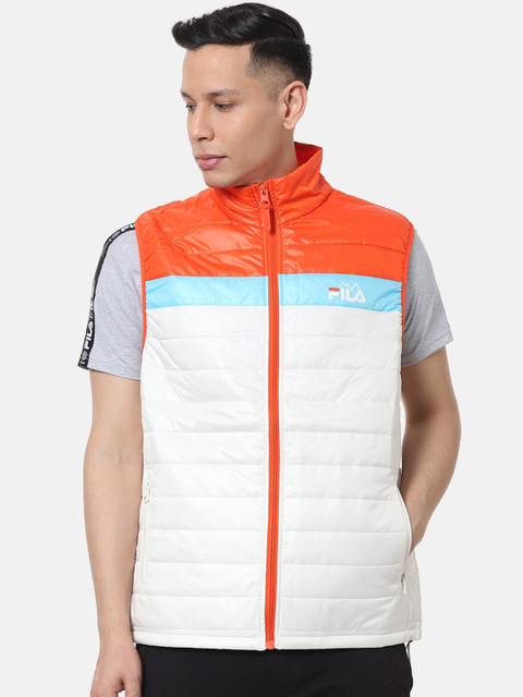 

FILA Men White Jacket