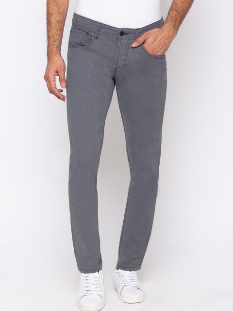 

SPYKAR Men Grey Slim Fit Low-Rise Clean Look Jeans