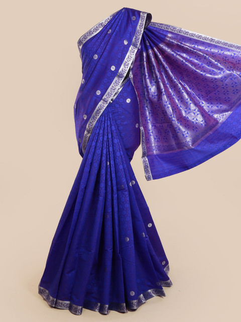

Pothys Blue Woven Design Saree