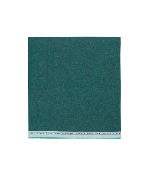 

CAVALLO by Linen Club Men Green Solid Shirt Clothing Fabric
