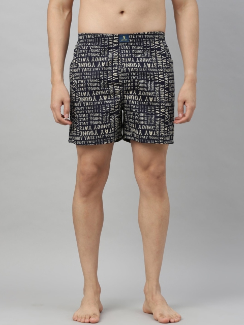 

Joven Men Black & Beige Printed Boxers JB1P-SY