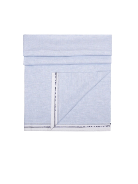 

CAVALLO by Linen Club Men Blue Striped Shirt Clothing Fabric