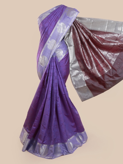 

Pothys Violet Printed Art Silk Saree