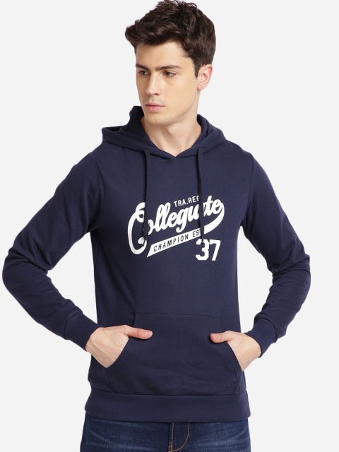 

MASH UNLIMITED Men Navy Blue Printed Sweatshirt