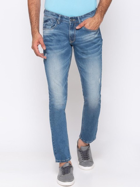 

SPYKAR Men Blue Slim Fit Low-Rise Clean Look Jeans