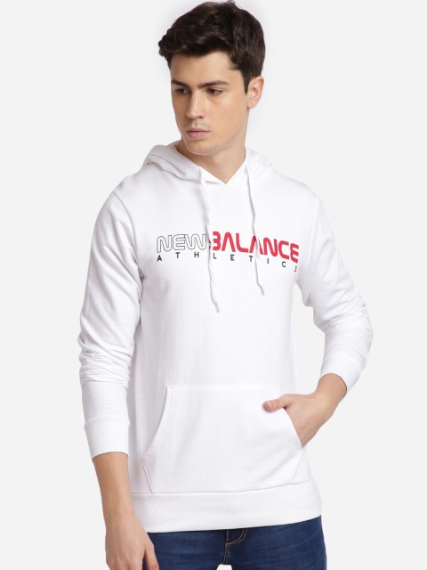 

MASH UNLIMITED Men White Printed Hooded Sweatshirt