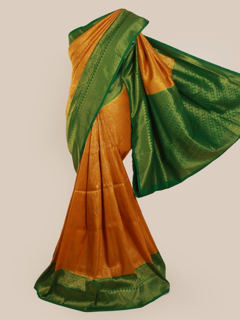 

Pothys Mustard & Green Art Silk Woven Design Banarasi Saree