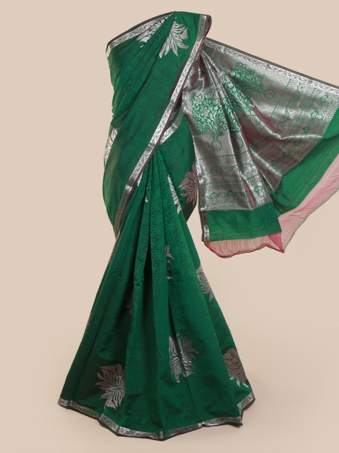 

Pothys Green Woven Design Art Silk Saree