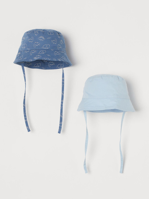 

H&M Kids Blue 2-Pack Cotton Sun Hats