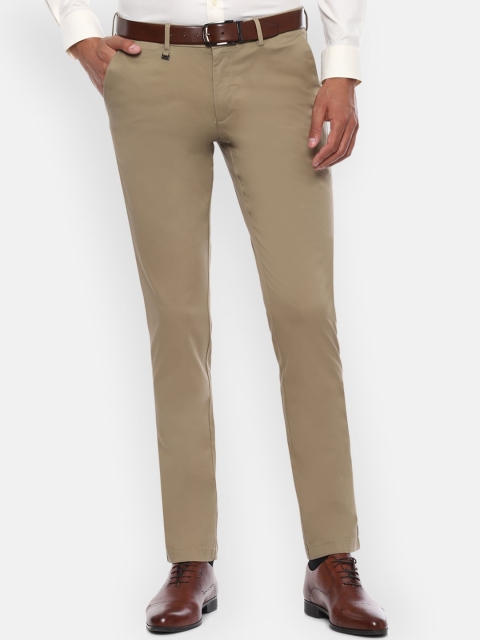 

Van Heusen Men Beige Slim Fit Solid Formal Trousers