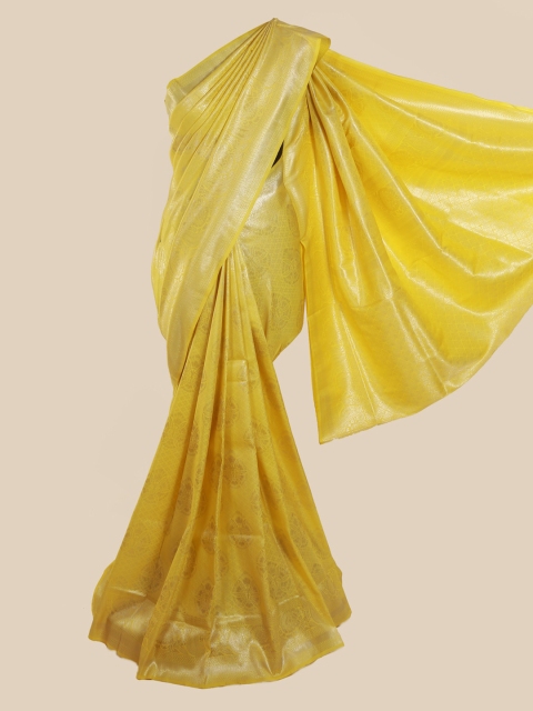 

Pothys Yellow Art Silk Woven Design Banarasi Saree