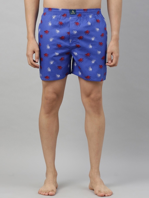 

Joven Men Blue & Red Printed Boxer