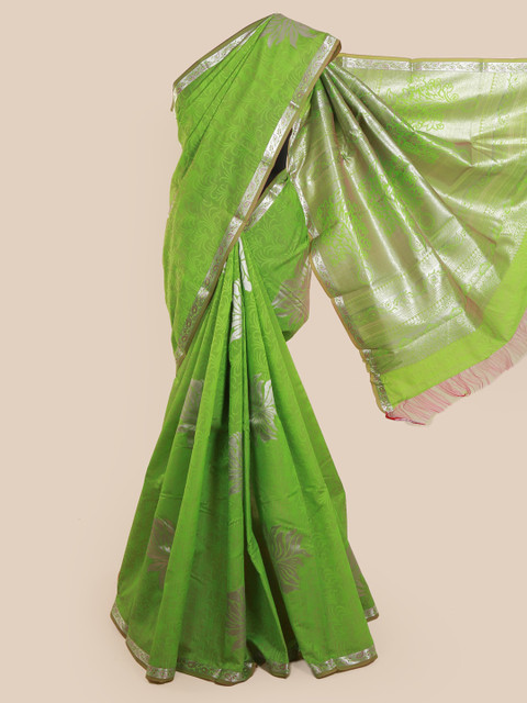 

Pothys Green Woven Design Art Silk Saree