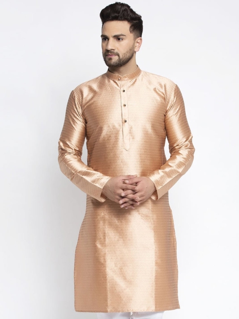 

Jompers Men Rose Solid Kurta