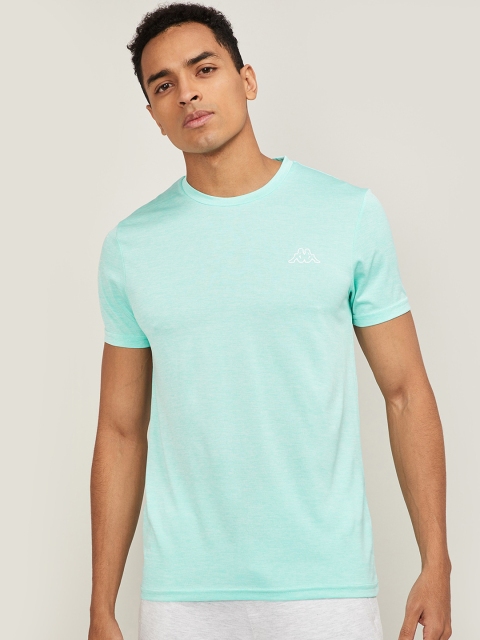 

Kappa Men Green Solid Round Neck T-shirt