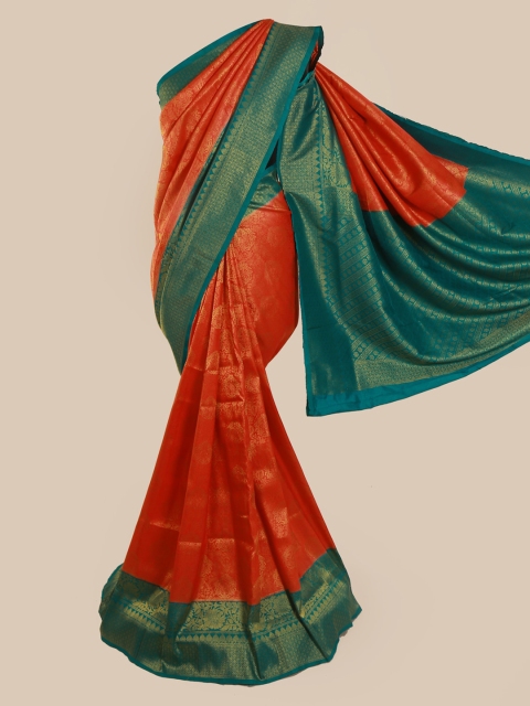 

Pothys Orange Art Silk Woven Design Banarasi Saree