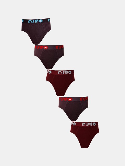 

Euro Boys Pack Of 5 Assorted Basic Briefs JR MICRA BRIEF-5
