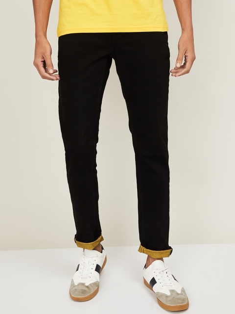 

Forca Men Black Slim Fit Mid-Rise Clean Look Jeans
