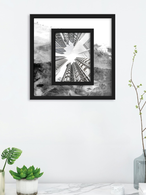 

RANDOM White & Black Printed Wall Photo Frame