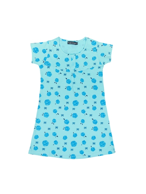 

Todd N Teen Blue Printed Sleep Shirt