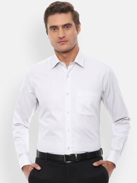 

Louis Philippe Men White Slim Fit Solid Casual Shirt