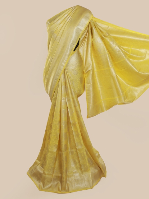 

Pothys Yellow Art Silk Woven Design Banarasi Saree