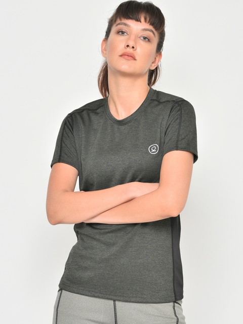 

Chkokko Women Olive Training or Gym T-shirt