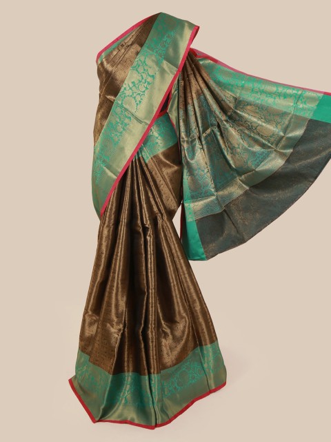 

Pothys Brown Woven Design Art Silk Saree